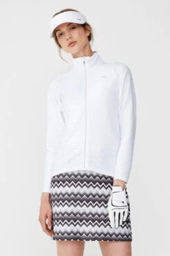 Rohnisch Ladies Wave Golf Jacket 110676 -Golf Clothing Store 0014982 rohnisch ladies wave jacket white