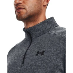 Under Armour Lightweight Stretch Golf Fleece 1373358 -Golf Clothing Store 1373358 012 COLLAR