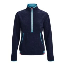 Under Armour Ladies Pile 1/2 Zip Golf Top 1366355