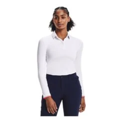 Under Armour Ladies Zinger LS Golf Shirt 1366351 -Golf Clothing Store Armour Ladies Zinger Golf Shirt 1366351 109