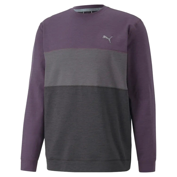 Puma Cloudspun Colourblock Crew Neck Golf Mid Layer 535458 1 Puma Cloudspun Colourblock Crew Neck Golf Mid Layer 535458