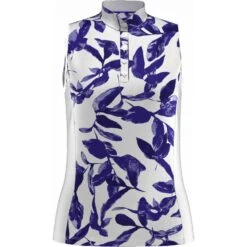 Callaway Ladies Floral Sleeveless Golf Polo CGKSB0Y1