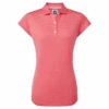 FootJoy Ladies Tonal Stripe Golf Polo Shirt 88458