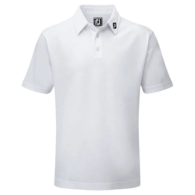 Footjoy Junior Stretch Pique Solid Golf Polo 92740 1 Footjoy Junior Stretch Pique Solid Golf Polo 92740