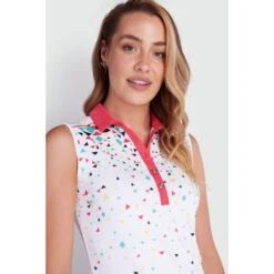 Green Lamb Ladies Enid Sleeveless Golf Polo Shirt SG21866 -Golf Clothing Store Green Lamb Ladies Enid Sleeveless Golf Polo SG21866 219