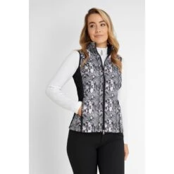 Green Lamb Ladies Giselle Printed Quilted Golf Gilet AG21899 9 Green Lamb Ladies Giselle Printed Quilted Golf Gilet AG21899 -Golf Clothing Store Green Lamb Ladies Giselle Printed Quilted Gilet AG21899 162