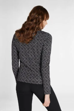 Green Lamb Ladies Kenza Jacquard Golf Top AG22943 9 Green Lamb Ladies Kenza Jacquard Golf Top AG22943 -Golf Clothing Store Green Lamb Ladies Kenza Jacquard Golf Top AG22943 10