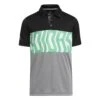 Adidas Junior Print Colorblock Polo Shirt H38824
