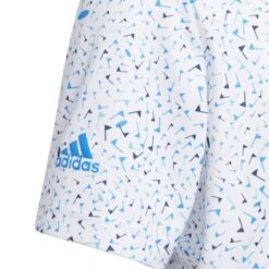 Adidas Junior Flag Golf Polo Shirt HD4952 -Golf Clothing Store HD4952 4 APPAREL Photography DetailView1 white