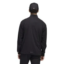 Adidas RAIN.RDY Golf Jacket HN4128 -Golf Clothing Store HN4128 5 APPAREL OnModel BackView white