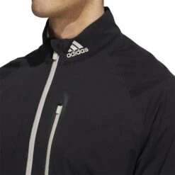 Adidas RAIN.RDY Golf Jacket HN4128 -Golf Clothing Store HN4128 8 APPAREL OnModel DetailView1 white