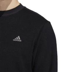 Adidas Core Crew Neck Golf Pullover HN4551 -Golf Clothing Store HN4551 7 APPAREL OnModel DetailView1 white
