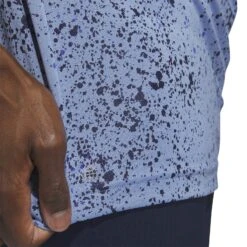 Adidas Jacquard Golf Polo Shirt HS1116 9 Adidas Jacquard Golf Polo Shirt HS1116 -Golf Clothing Store HS1116 8 APPAREL OnModel DetailView2 white