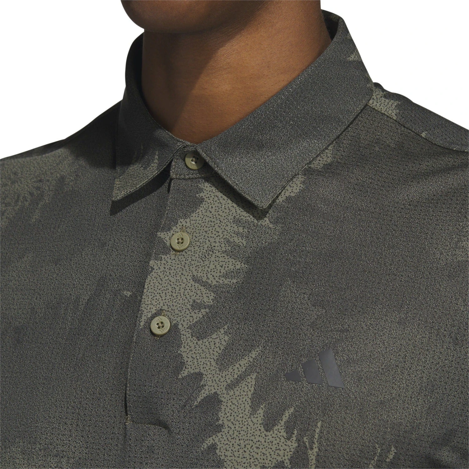 Adidas Flower Mesh Print Golf Polo Shirt HS1129 4 Adidas Flower Mesh Print Golf Polo Shirt HS1129 - Image 4