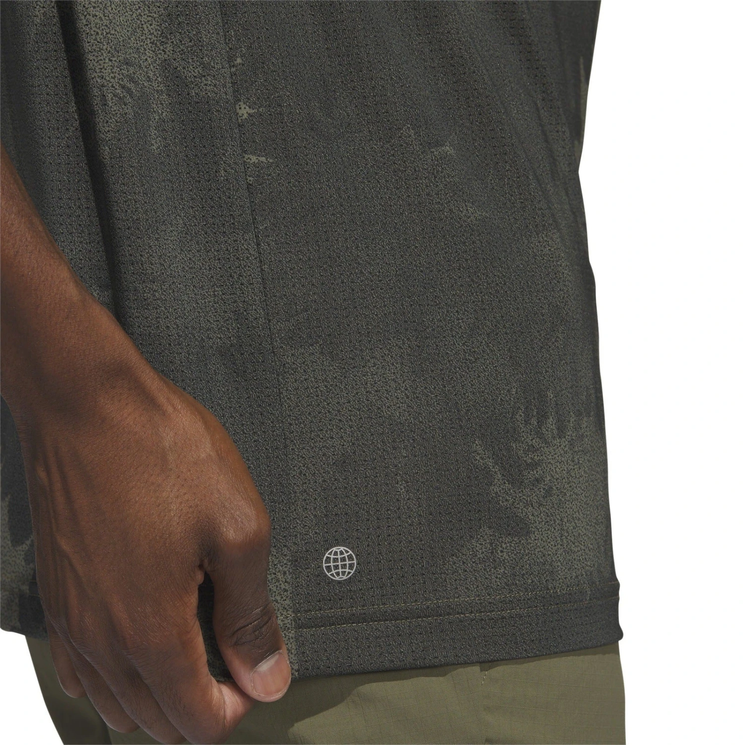 Adidas Flower Mesh Print Golf Polo Shirt HS1129 5 Adidas Flower Mesh Print Golf Polo Shirt HS1129 - Image 5