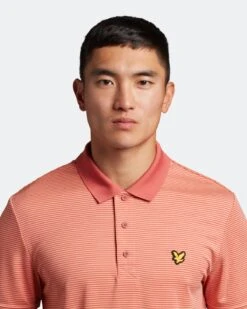 Lyle & Scott Microstripe Golf Polo Shirt SP1464GC -Golf Clothing Store Lyle Scott Microstripe Golf Polo Shirt SP1464GC 2