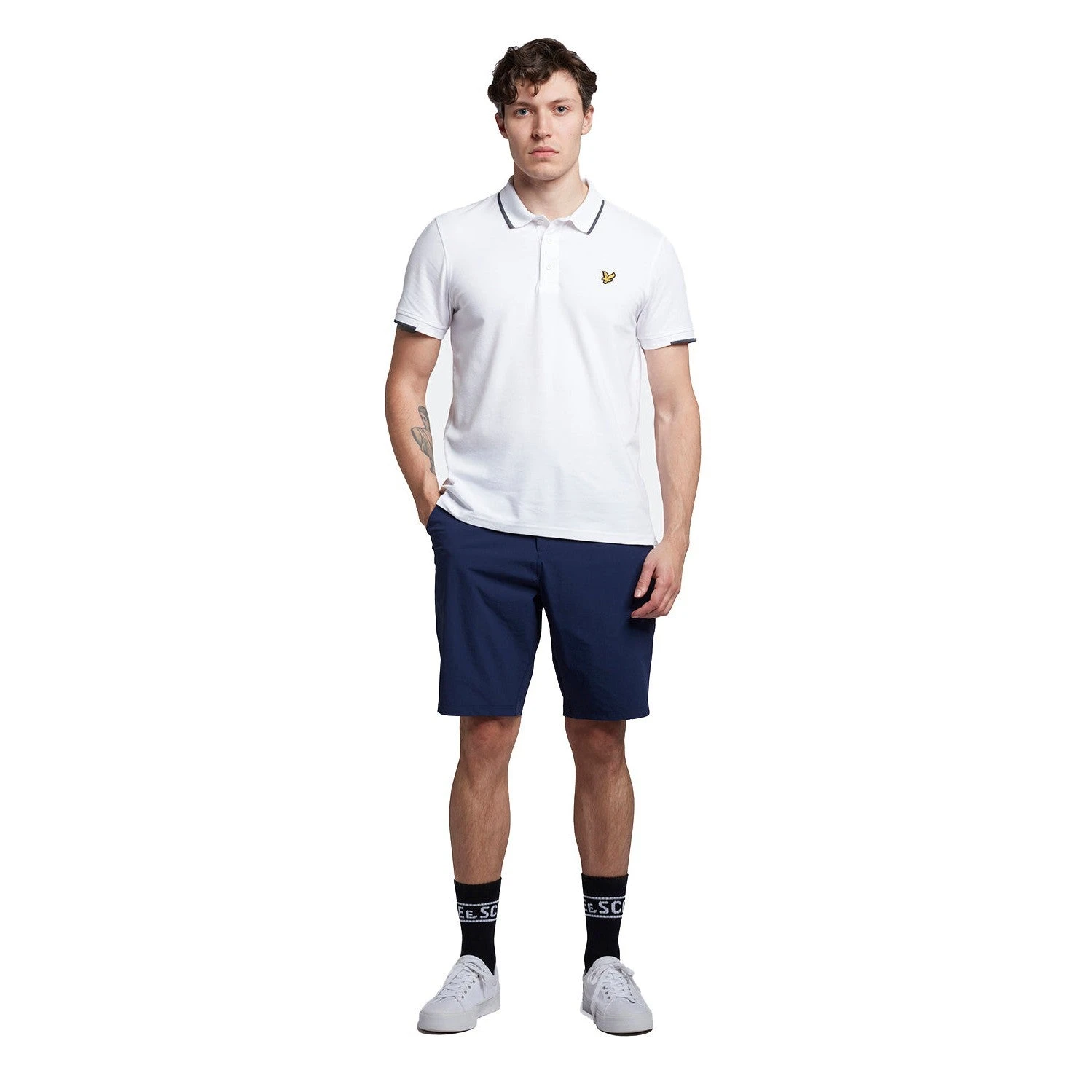 Lyle & Scott Tech Golf Shorts SH1462GC 2 Lyle & Scott Tech Golf Shorts SH1462GC - Image 2