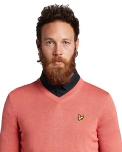 Lyle & Scott V-Neck Golf Pullover KN1040 -Golf Clothing Store Lyle Scott V Neck Golf Pullover KN1040 7