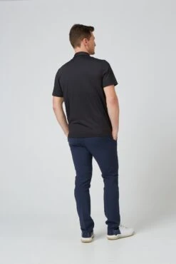 Original Penguin Checkerboard Colour Block Golf Polo Shirt OGKFC003 -Golf Clothing Store OGKFC003 001 24