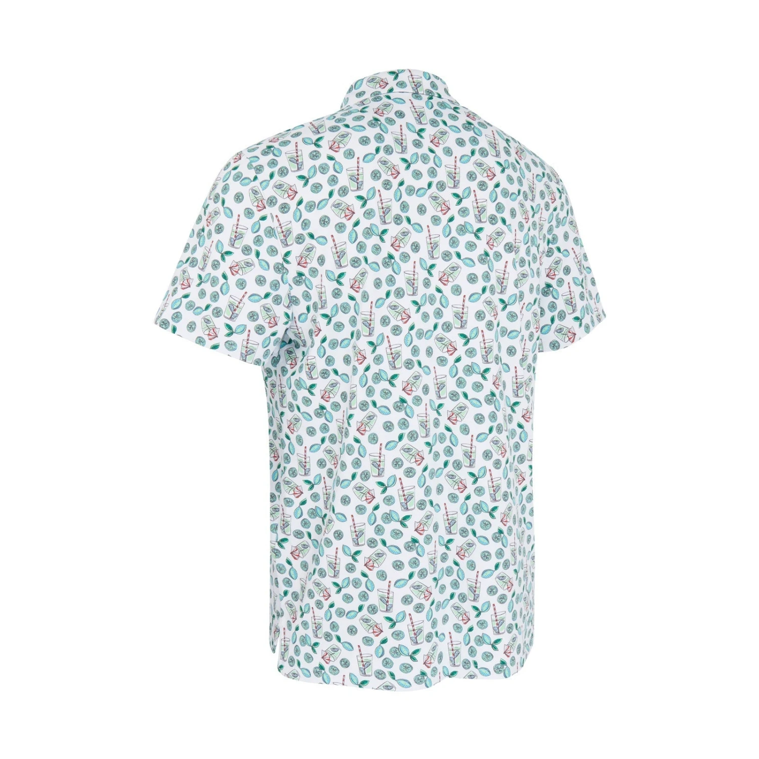 Original Penguin Lemonade All Over Print Golf Polo Shirt OGKSC042 2 Original Penguin Lemonade All Over Print Golf Polo Shirt OGKSC042 - Image 2