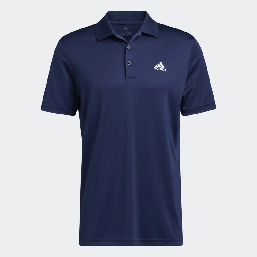 ADIDAS PERFORMANCE MENS PLAIN POLO SHIRT BC3016 1 ADIDAS PERFORMANCE MENS PLAIN POLO SHIRT BC3016
