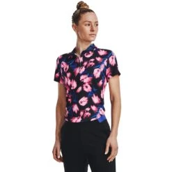 Under Armour Ladies Zinger Blur Golf Shirt 1373638 -Golf Clothing Store Under Armour Ladies Zinger Blur Golf Shirt 1373638 0
