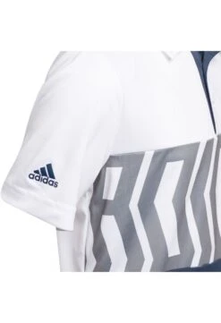 Adidas Junior Print Colour Blocking Polo Shirt GM4116 8 Adidas Junior Print Colour Blocking Polo Shirt GM4116 -Golf Clothing Store adidas Boys Print Colour Blocking Polo Shirt GM4116 90