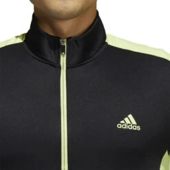 Adidas Colourblock Primegreen 1/4 Zip Golf Top HC5572 -Golf Clothing Store adidas Colourblock Primegreen Zip Golf Top HC 5