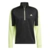 Adidas Colourblock Primegreen 1/4 Zip Golf Top HC5572