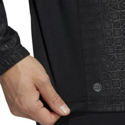 Adidas Deboss 1/4-Zip Golf Top HA9120 -Golf Clothing Store adidas Deboss 1 4 Zip Golf Top HA9120 8