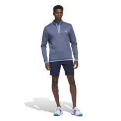 Adidas Microdot 1/4 Zip Golf Mid Layer HS7588 -Golf Clothing Store adidas Microdot 1 4 Zip Golf Midlayer HS7588 7