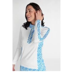 Green Lamb Ladies Kaz Long Sleeve Golf Top SG22927 8 Green Lamb Ladies Kaz Long Sleeve Golf Top SG22927 -Golf Clothing Store image324964009